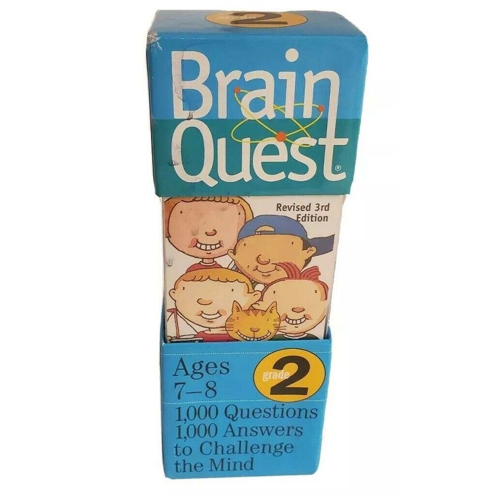 2nd Grade Brian Quest Trivia Questions Ages 7-8 1000 Questions NEW
